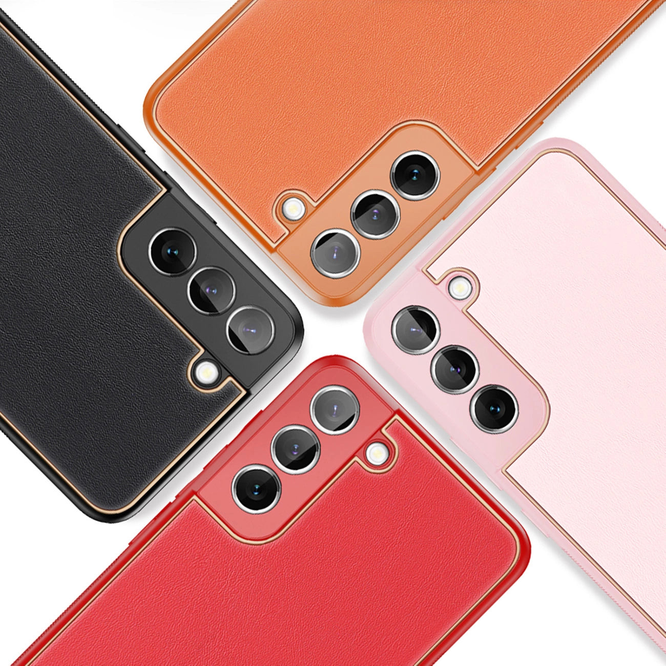 Dux Ducis Yolo elegant cover made of ecological leather for Samsung Galaxy S22 + (S22 Plus) orange_14