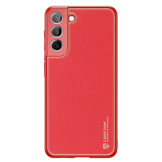 Dux Ducis Yolo elegant cover made of ecological leather for Samsung Galaxy S22 + (S22 Plus) red_0