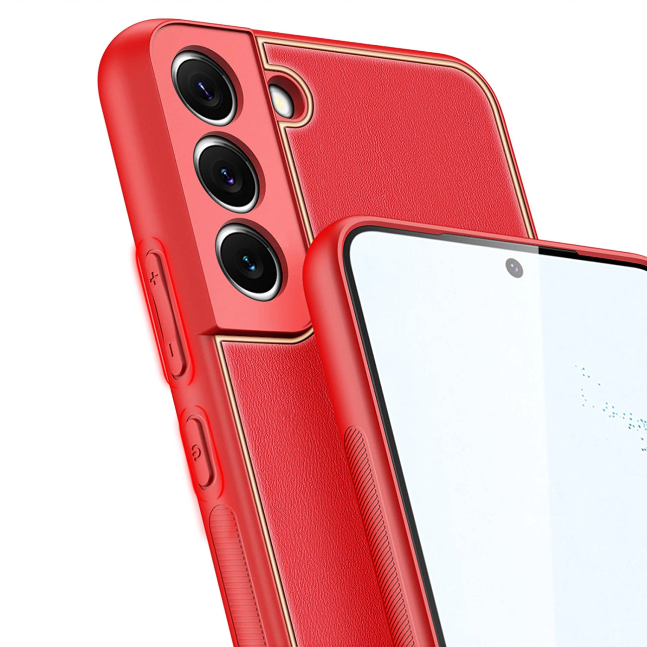 Dux Ducis Yolo elegant cover made of ecological leather for Samsung Galaxy S22 + (S22 Plus) red_6