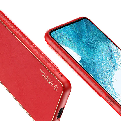 Dux Ducis Yolo elegant cover made of ecological leather for Samsung Galaxy S22 + (S22 Plus) red_7