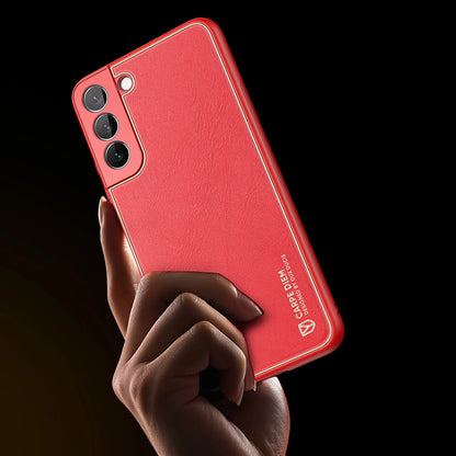 Dux Ducis Yolo elegant cover made of ecological leather for Samsung Galaxy S22 + (S22 Plus) red_8
