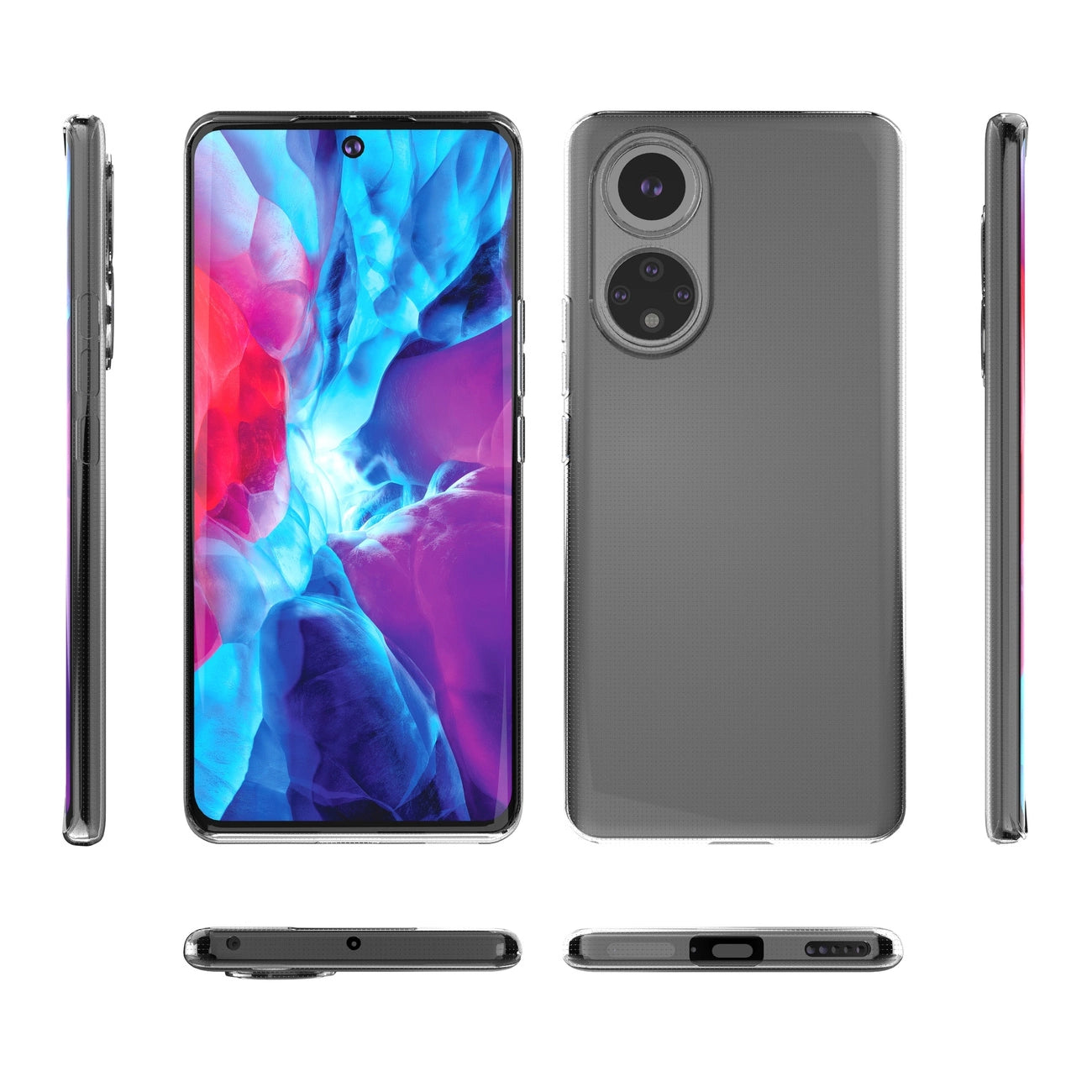Ultra Clear 0.5mm Honor 50 Pro gel cover transparent_2