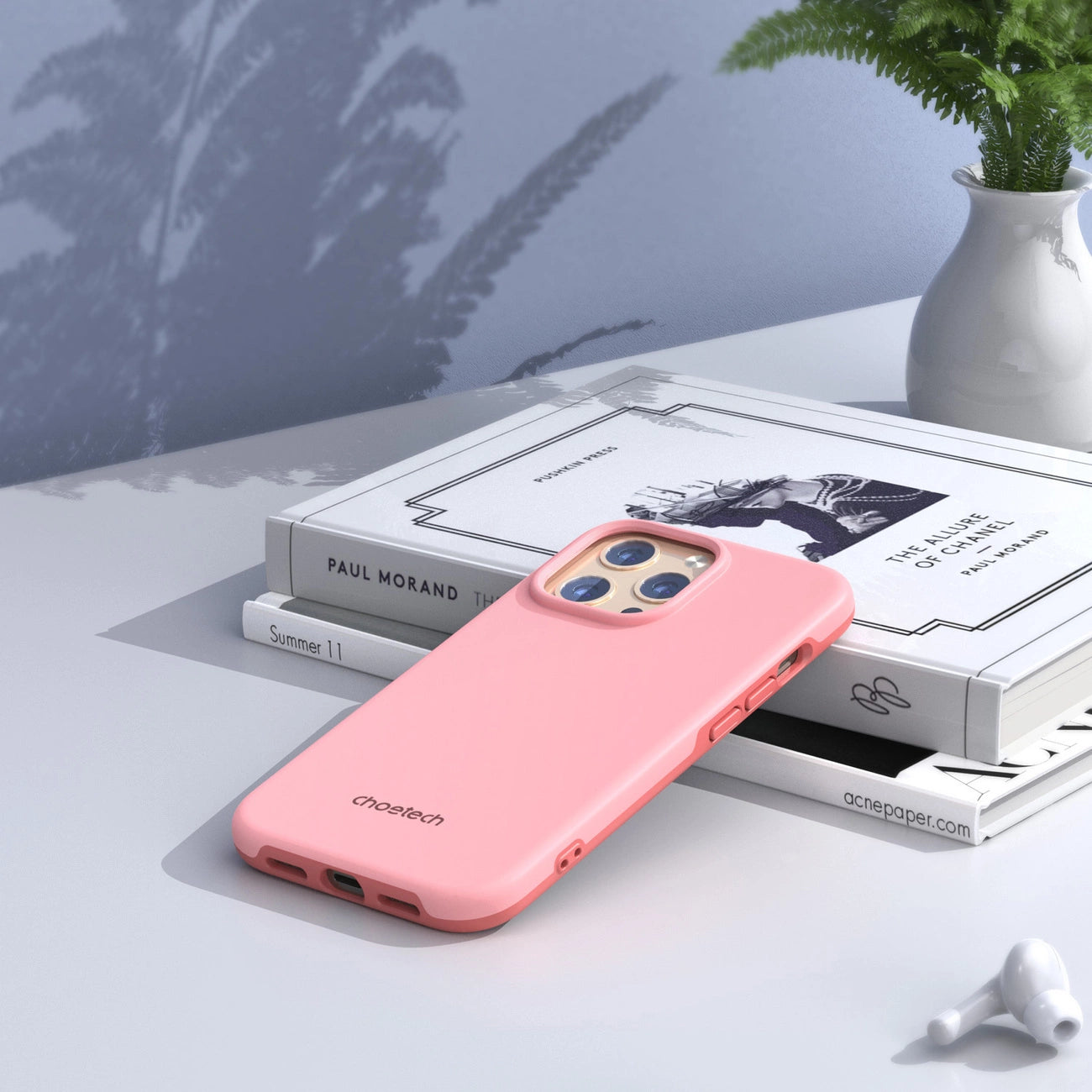Choetech MFM Anti-drop case Made For MagSafe for iPhone 13 Pro Max pink (PC0114-MFM-PK)_9