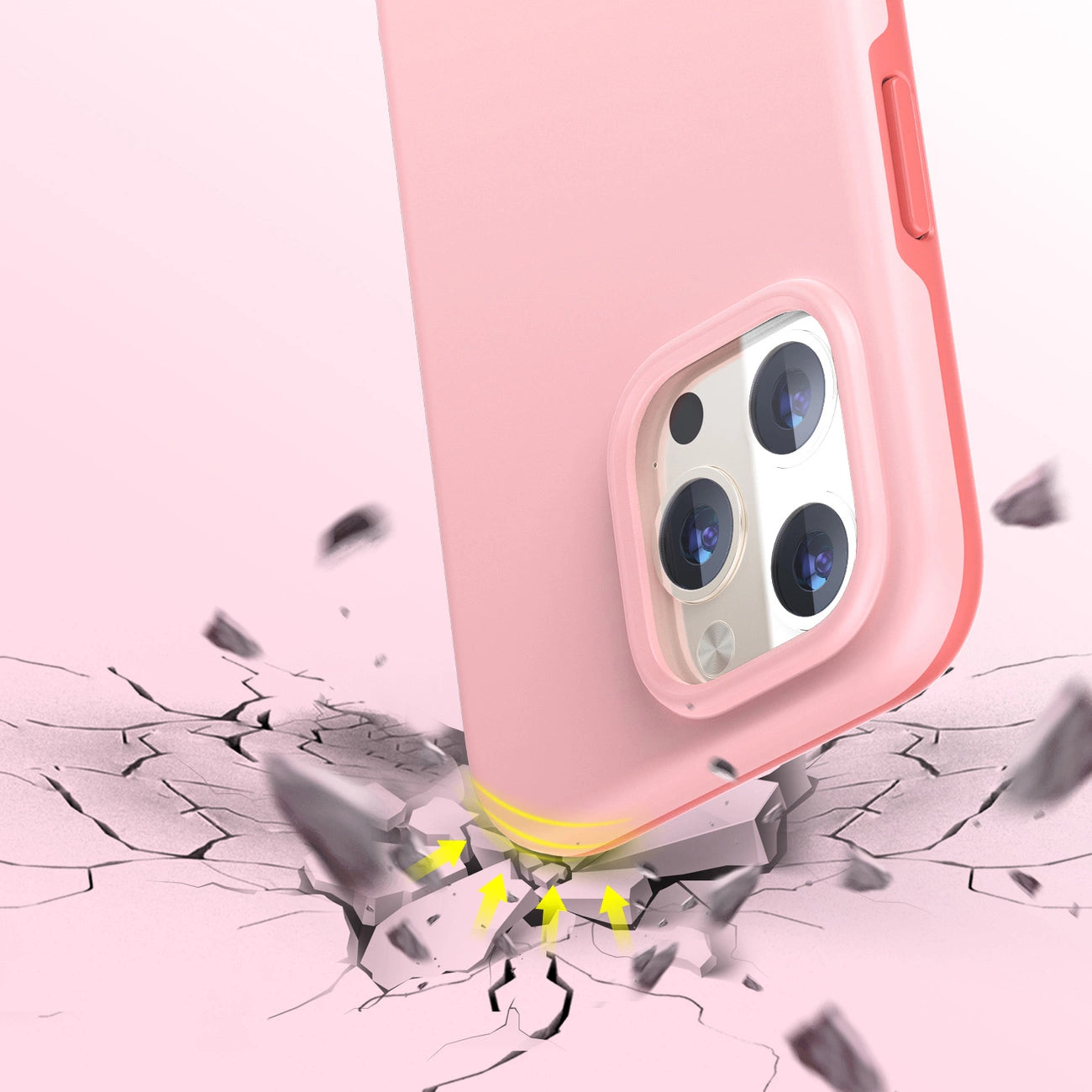 Choetech MFM Anti-drop case Made For MagSafe for iPhone 13 Pro Max pink (PC0114-MFM-PK)_2