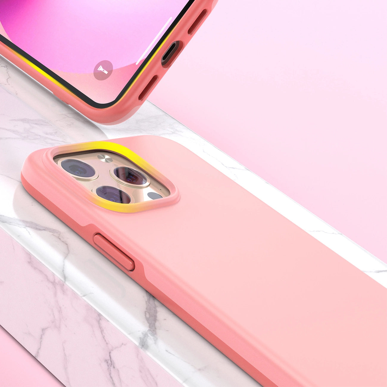 Choetech MFM Anti-drop case Made For MagSafe for iPhone 13 Pro Max pink (PC0114-MFM-PK)_3