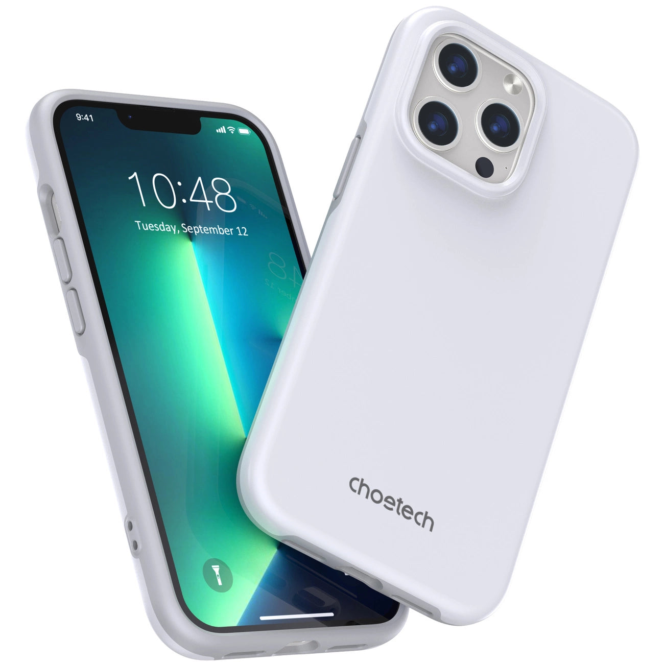 Choetech MFM Anti-drop case Made For MagSafe for iPhone 13 Pro white (PC0113-MFM-WH)_0