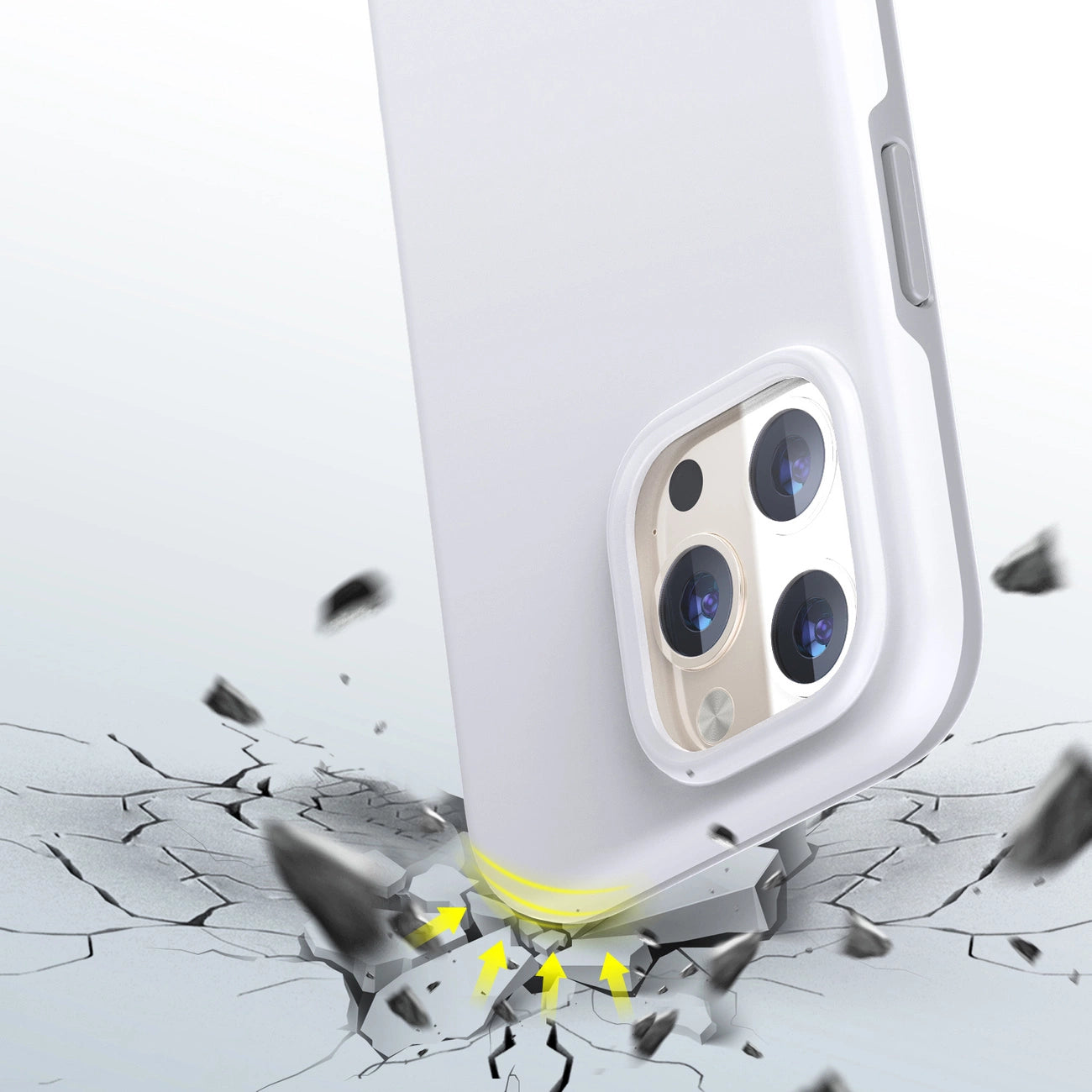 Choetech MFM Anti-drop case Made For MagSafe for iPhone 13 Pro white (PC0113-MFM-WH)_2
