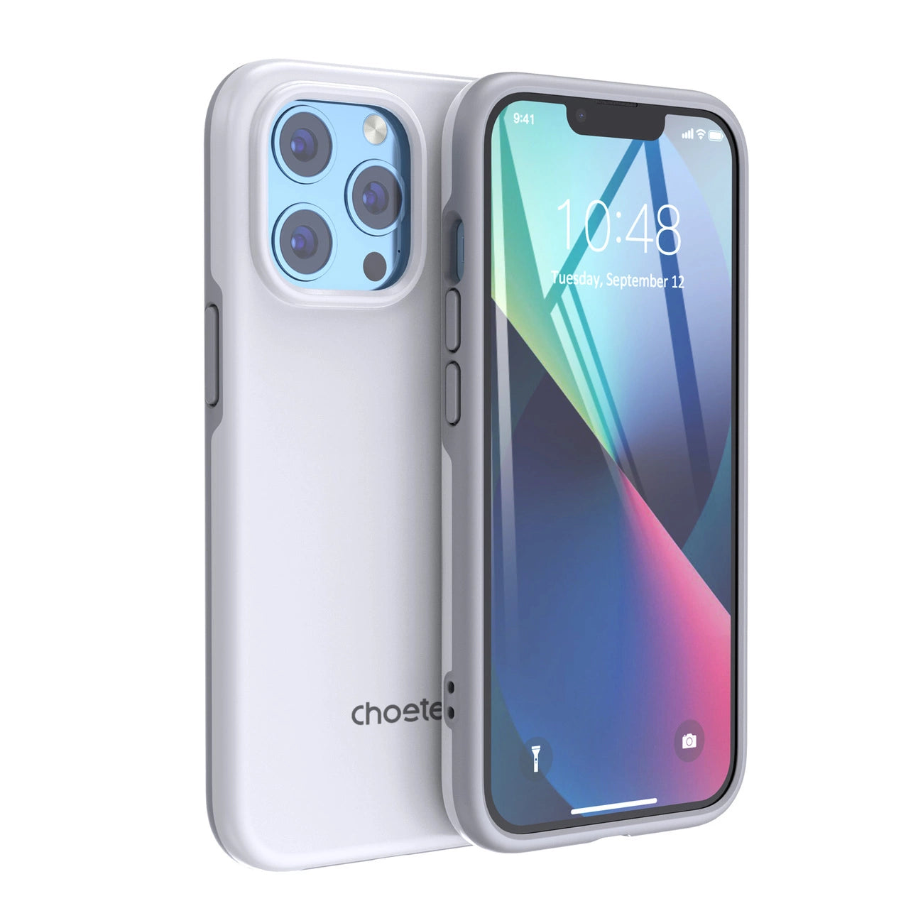 Choetech MFM Anti-drop case Made For MagSafe for iPhone 13 Pro white (PC0113-MFM-WH)_4