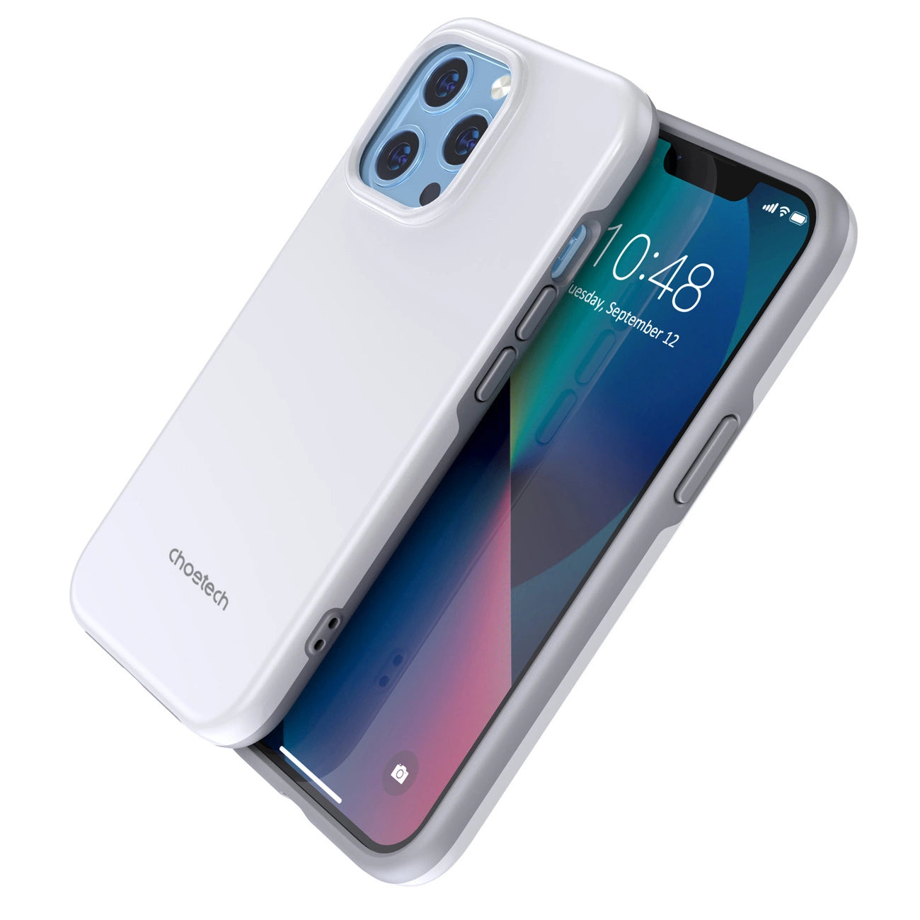 Choetech MFM Anti-drop case Made For MagSafe for iPhone 13 Pro white (PC0113-MFM-WH)_6