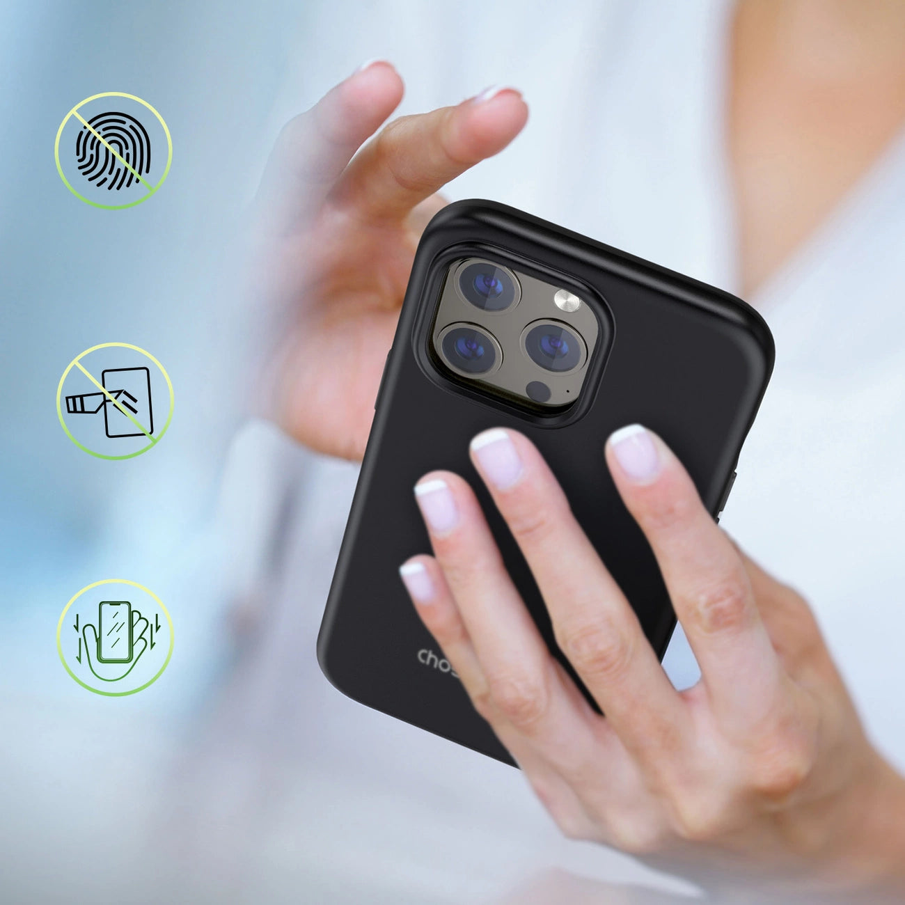 Choetech MFM Anti-drop case Made For MagSafe for iPhone 13 Pro black (PC0113-MFM-BK)_6
