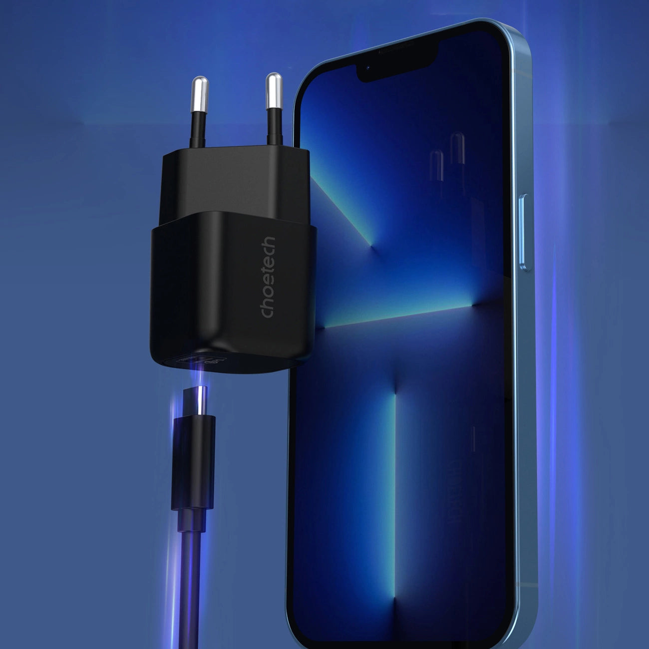 Choetech GaN USB charger Type C PD 30W black (PD5007)_2