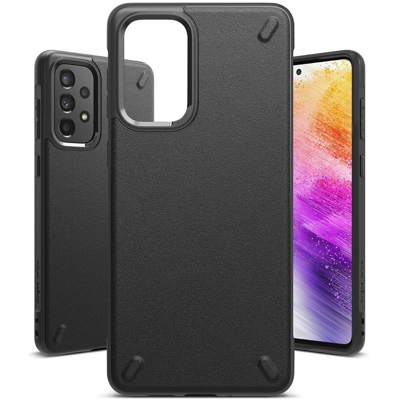 Ringke Onyx Durable TPU Cover for Samsung Galaxy A73 black_1