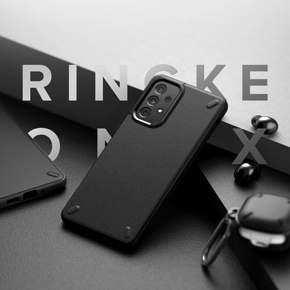 Ringke Onyx durable cover for Samsung Galaxy A73 navy blue_9