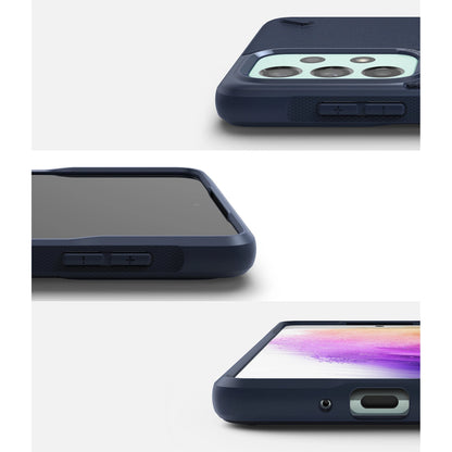 Ringke Onyx durable cover for Samsung Galaxy A73 navy blue_3