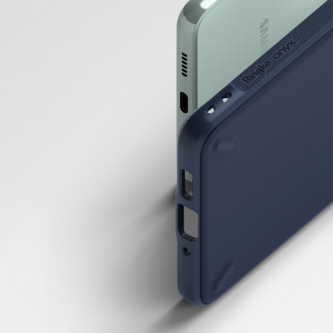 Ringke Onyx durable cover for Samsung Galaxy A73 navy blue_5