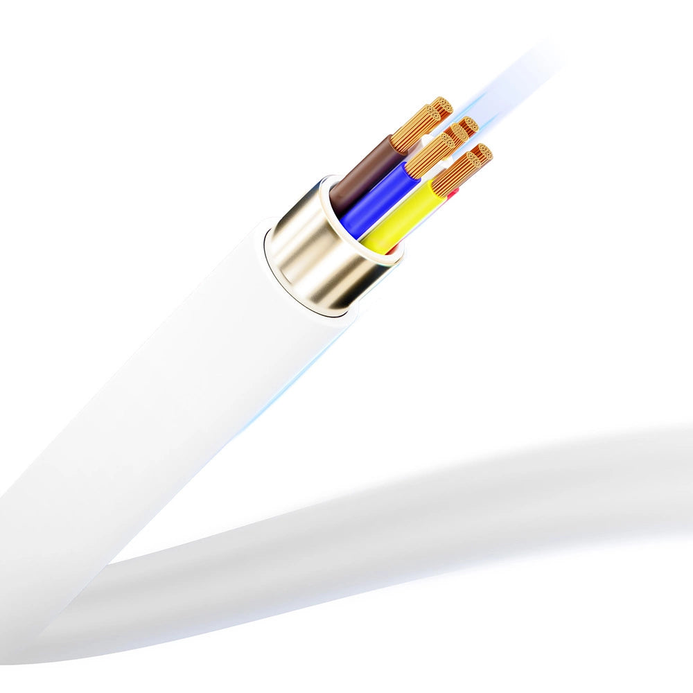 3MK HyperSilicone Cable USB-C / USB-C white cable 1m 60W 3A_9
