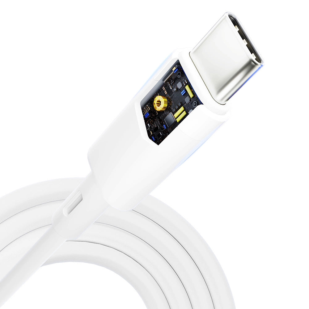 3MK HyperSilicone Cable USB-C / USB-C white cable 1m 60W 3A_8