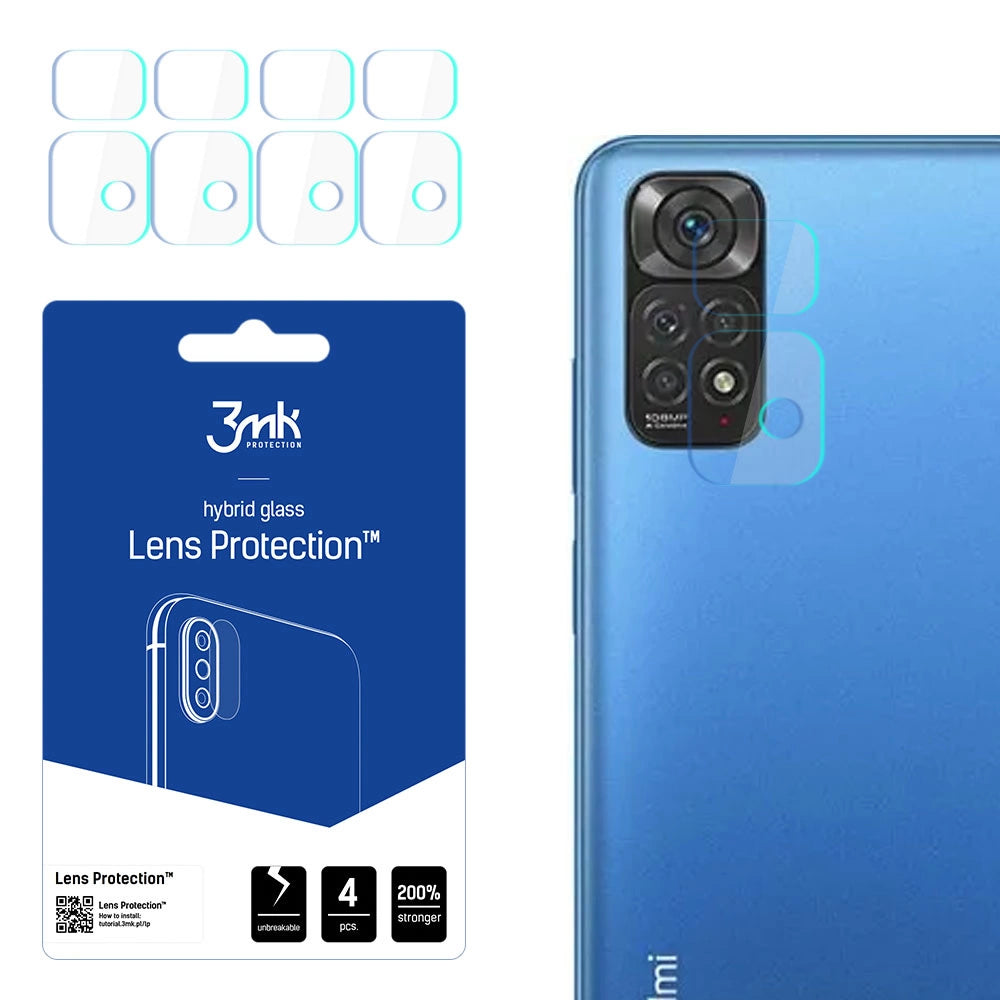 3MK Lens Protect Xiaomi Redmi Note 11s 4G Camera lens protection 4 pcs_0