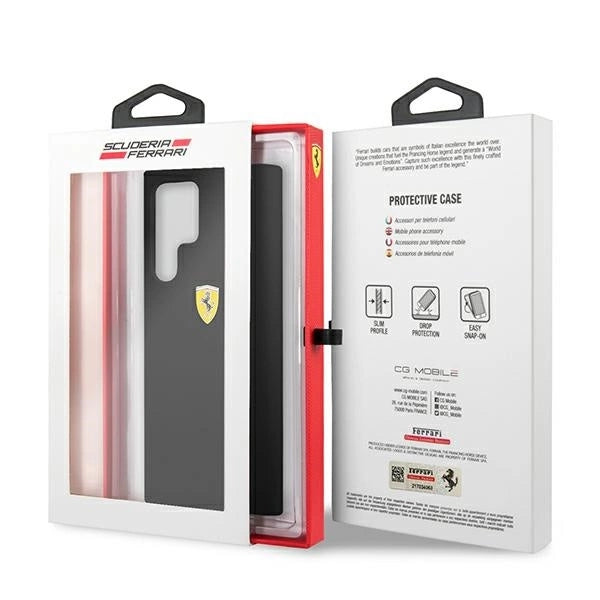 Ferrari FESSIHCS22LBK S22 Ultra S908 black/black hardcase On Track Silicone_7