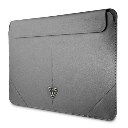 Guess Saffiano Triangle Logo case for a 14" laptop - silver_1