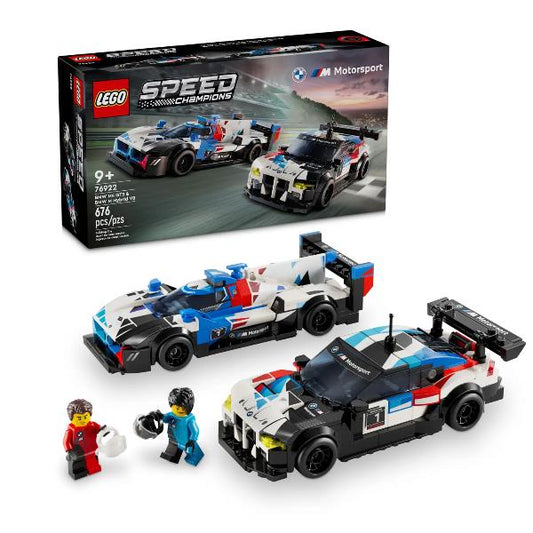 Konstruktionsspielzeug LEGO / M4 GT3 & BMW M Hybrid V8 / Preto / 76922_0