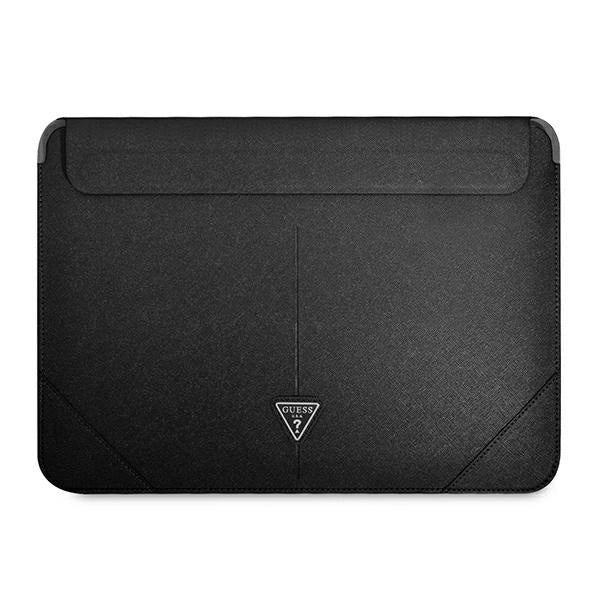 Guess Saffiano Triangle Logo case for a 14" laptop - black_0