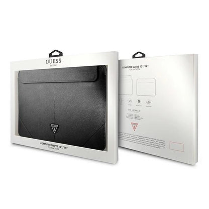 Guess Saffiano Triangle Logo case for a 14" laptop - black_3