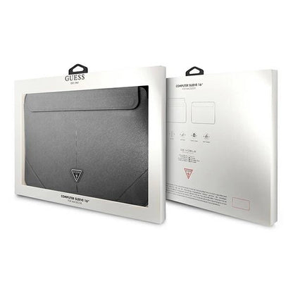Guess Saffiano Triangle Logo case for a 16" laptop - silver_3