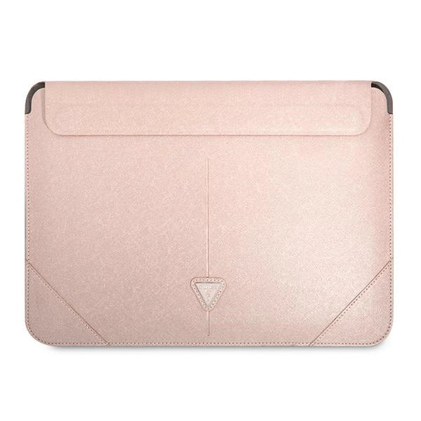 Guess Saffiano Triangle Logo case for a 16" laptop - pink_0