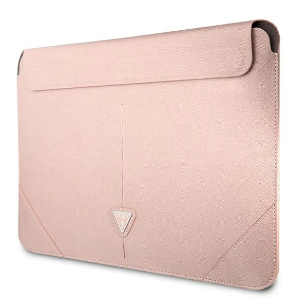 Guess Saffiano Triangle Logo case for a 16" laptop - pink_1
