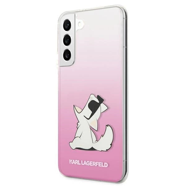 Karl Lagerfeld KLHCS22MCFNRCPI S22+ S906 hardcase różowy/pink Choupette Eat_1