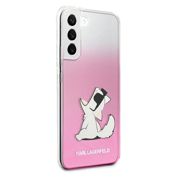 Karl Lagerfeld KLHCS22MCFNRCPI S22+ S906 hardcase różowy/pink Choupette Eat_3