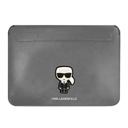 Karl Lagerfeld Saffiano Ikonik Karl case for a 13-14" laptop - silver_0