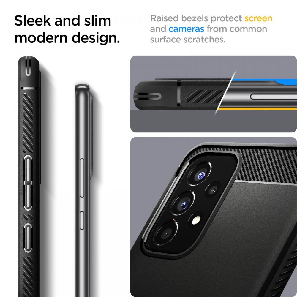 Spigen Rugged Armor Case for Samsung Galaxy A53 5G - Matte Black_6