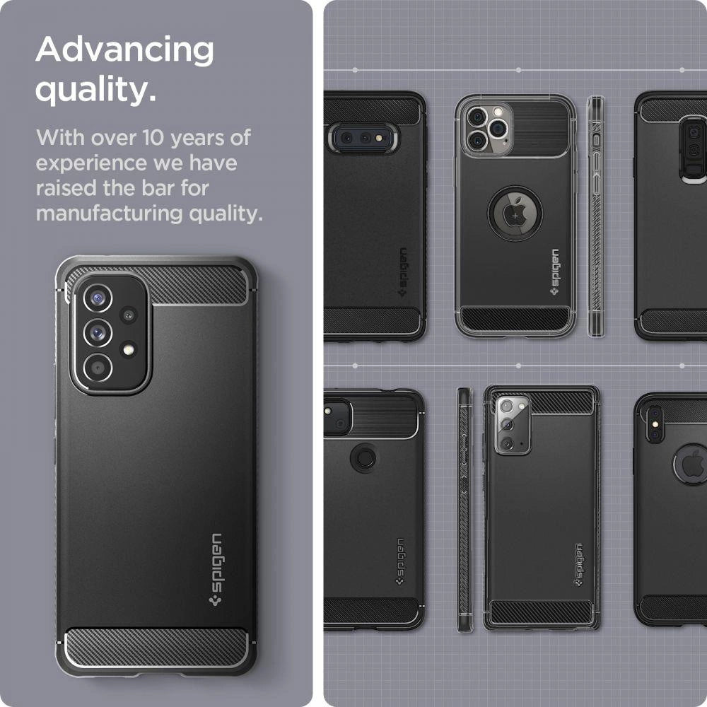 Spigen Rugged Armor Case for Samsung Galaxy A53 5G - Matte Black_2