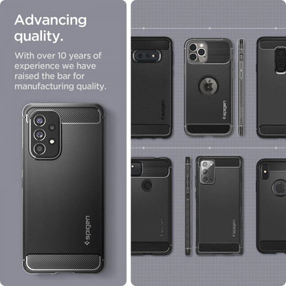 Spigen Rugged Armor Case for Samsung Galaxy A53 5G - Matte Black_2