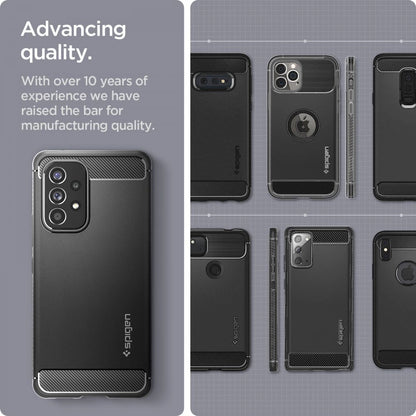 Spigen Rugged Armor Case for Samsung Galaxy A53 5G - Matte Black_4