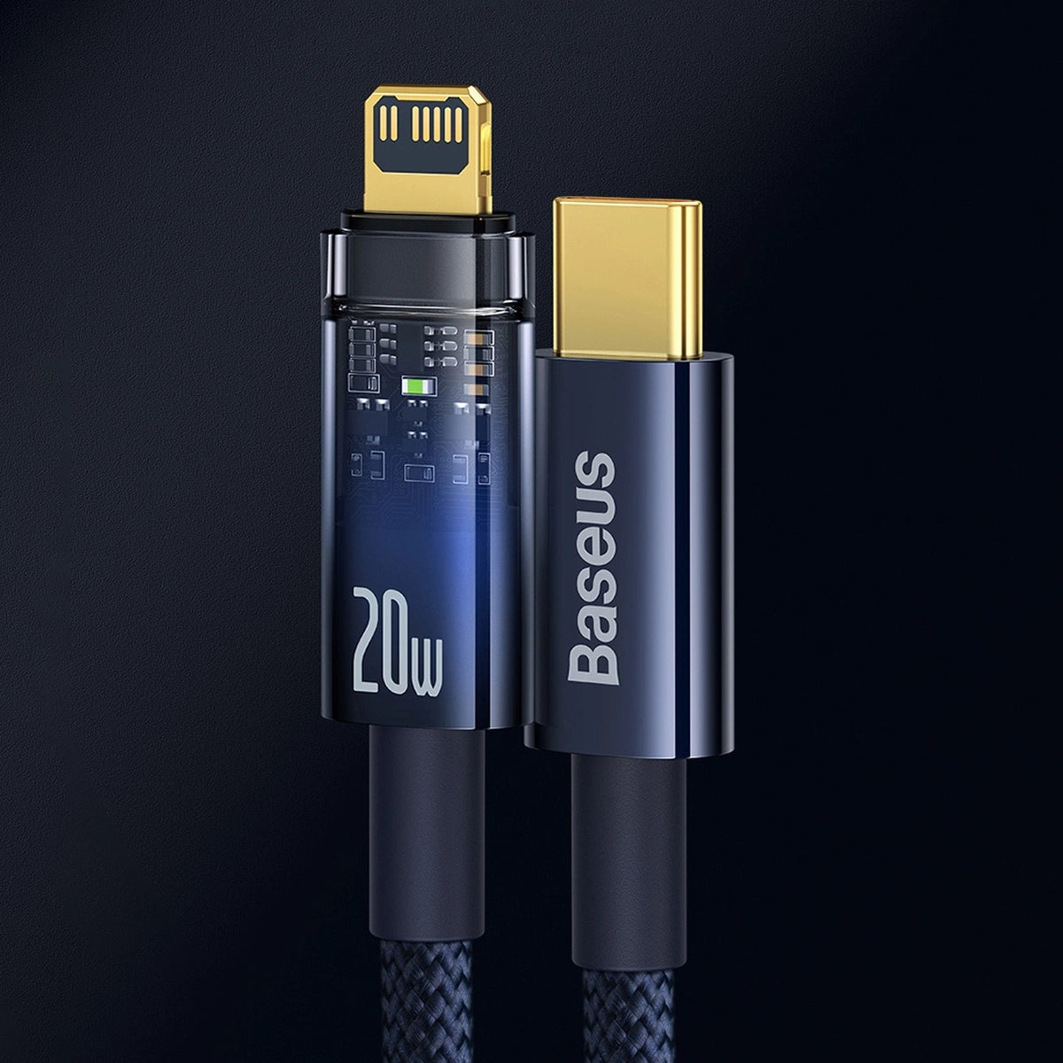 Baseus CATS000003 Lightning - USB-C cable 20W 480Mb/s 1m - blue_10