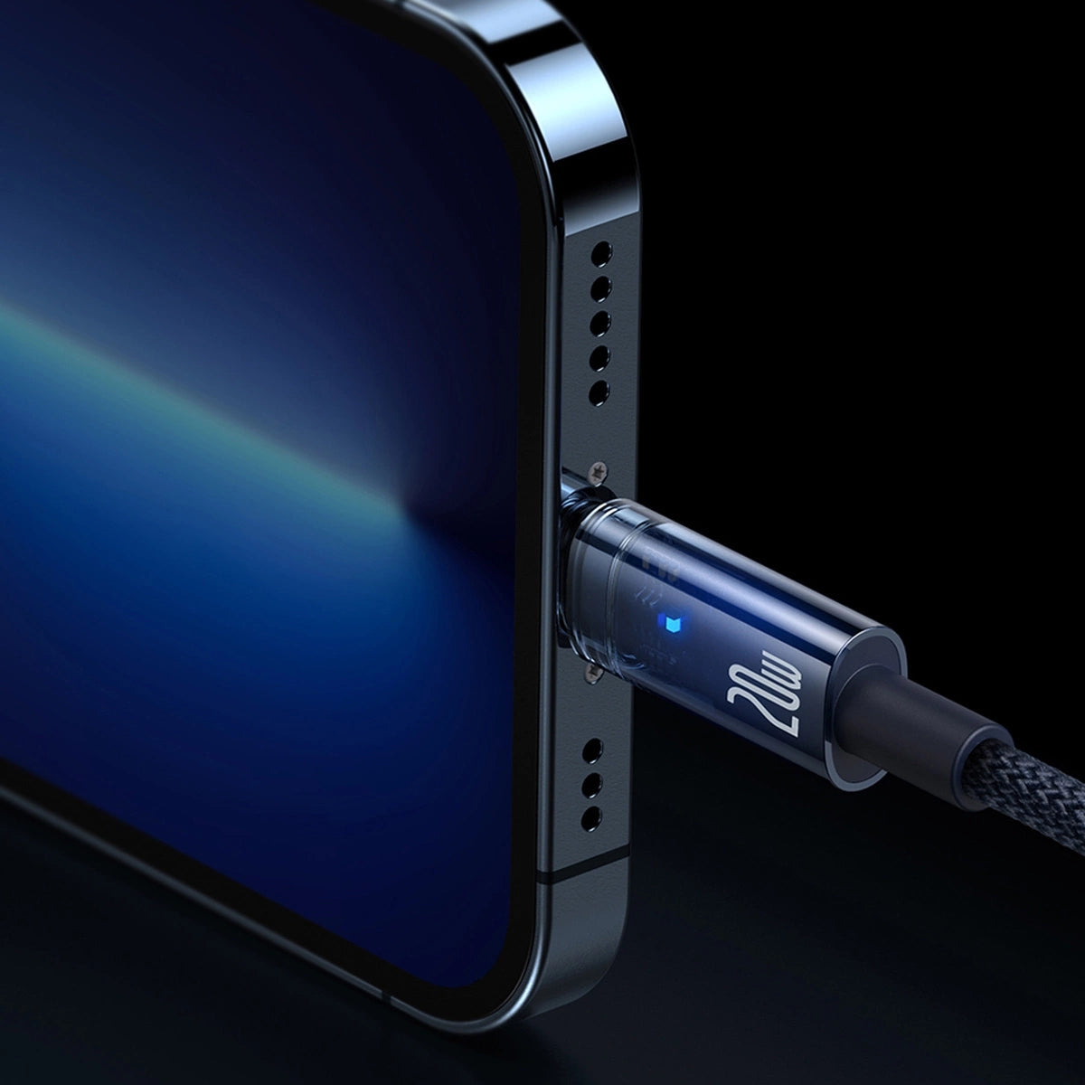 Baseus CATS000003 Lightning - USB-C cable 20W 480Mb/s 1m - blue_12