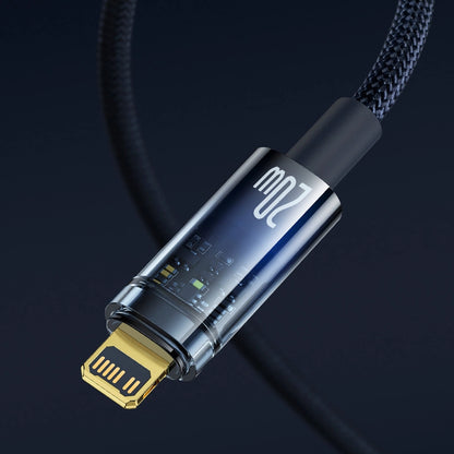 Baseus CATS000003 Lightning - USB-C cable 20W 480Mb/s 1m - blue_16