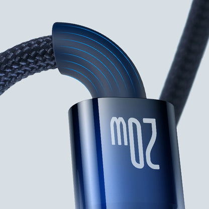 Baseus CATS000003 Lightning - USB-C cable 20W 480Mb/s 1m - blue_17