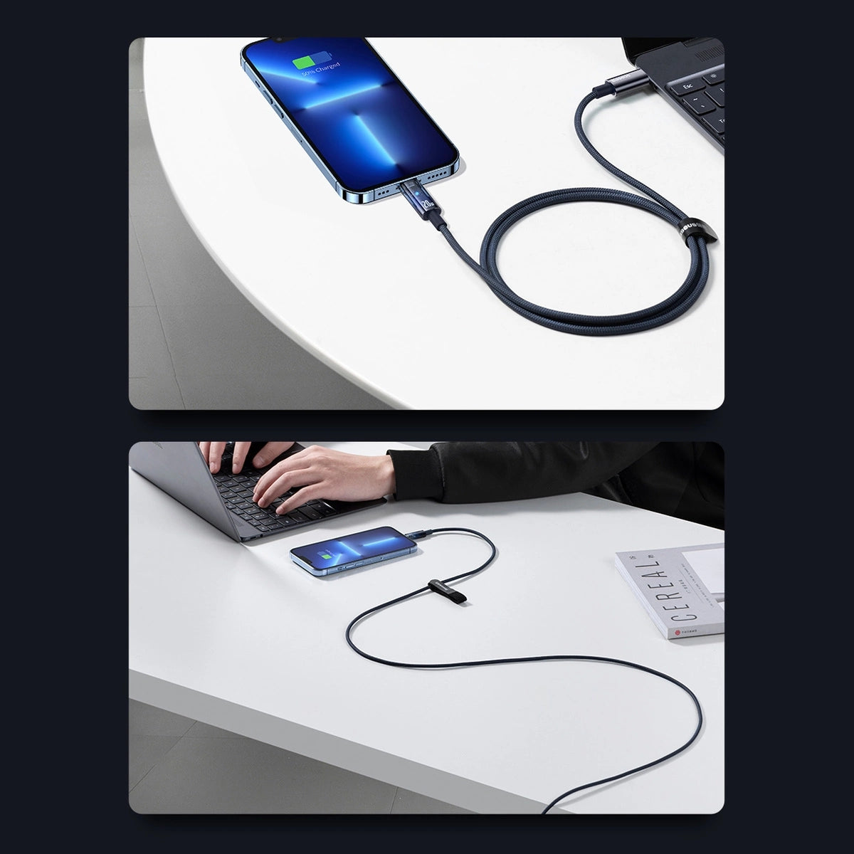 Baseus CATS000003 Lightning - USB-C cable 20W 480Mb/s 1m - blue_20