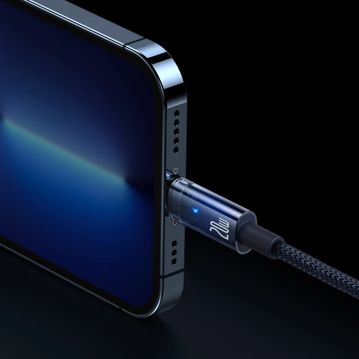 Baseus CATS000003 Lightning - USB-C cable 20W 480Mb/s 1m - blue_7