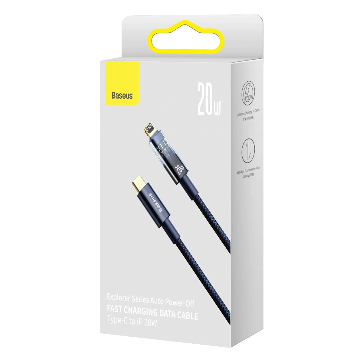 Baseus CATS000003 Lightning - USB-C cable 20W 480Mb/s 1m - blue_4