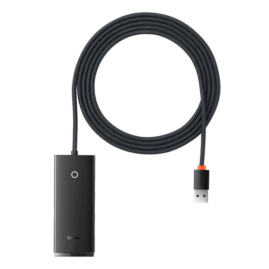 Baseus Lite Series HUB 4-Port (USB-A to 4xUSB-A 3.0) 2m black (WKQX030201)_0