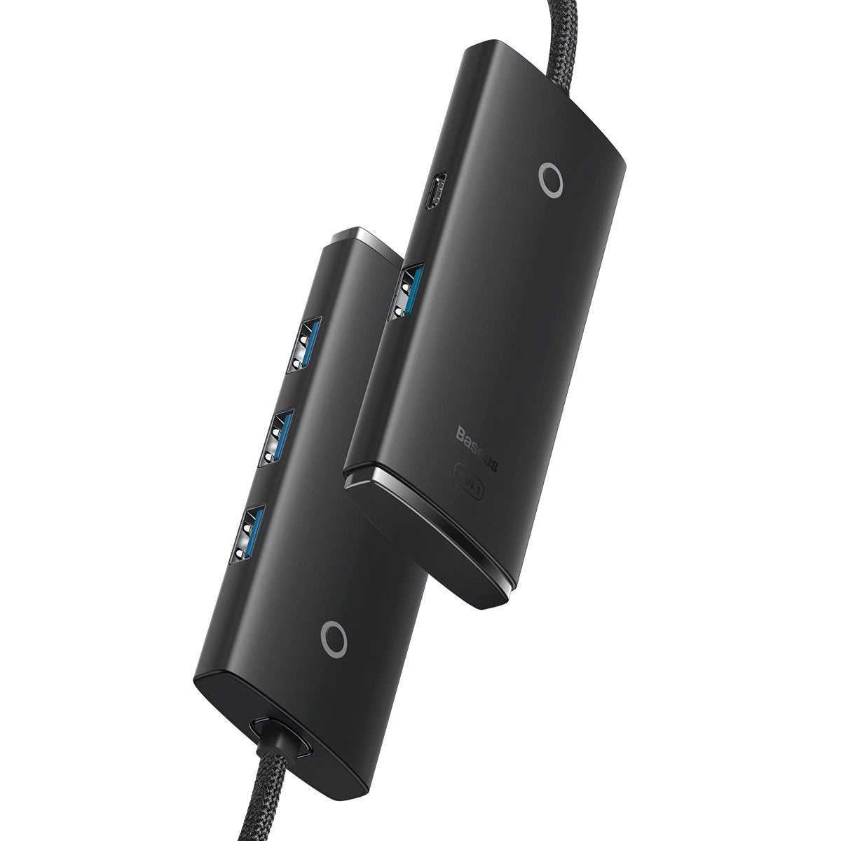 Baseus Lite Series HUB 4-Port (USB-A to 4xUSB-A 3.0) 2m black (WKQX030201)_2