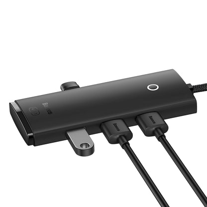 Baseus Lite Series HUB 4-Port (USB-A to 4xUSB-A 3.0) 2m black (WKQX030201)_3