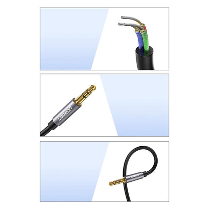Ugreen adapter cable extension AUX mini jack 3.5 mm 1.5m blue (AV118)_6