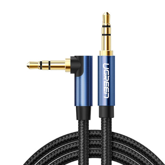 Ugreen audio cable 2 x mini jack 3.5mm 0.5m blue (AV112)_0