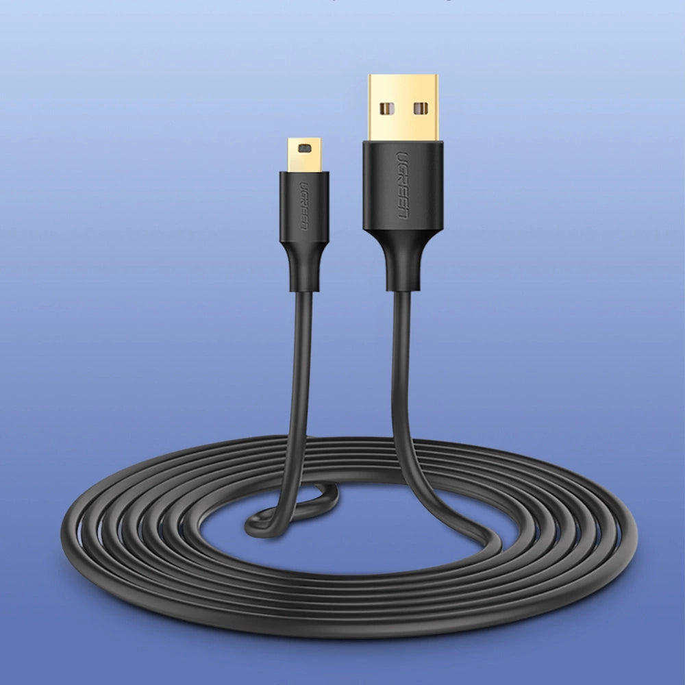 Ugreen 5 pin gold-plated USB cable - mini USB 0.25m black (US132)_14